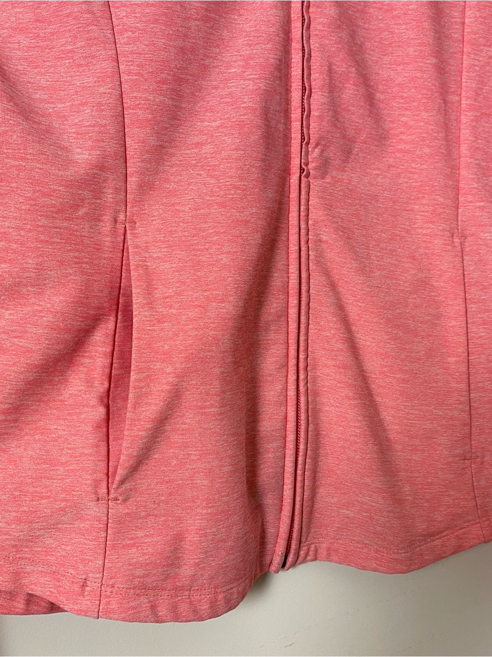 Tuff Athletics Coral Pink Zip Hoodie - Picture 3 of 7